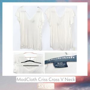 COPY - ModCloth Criss Cross V Neck